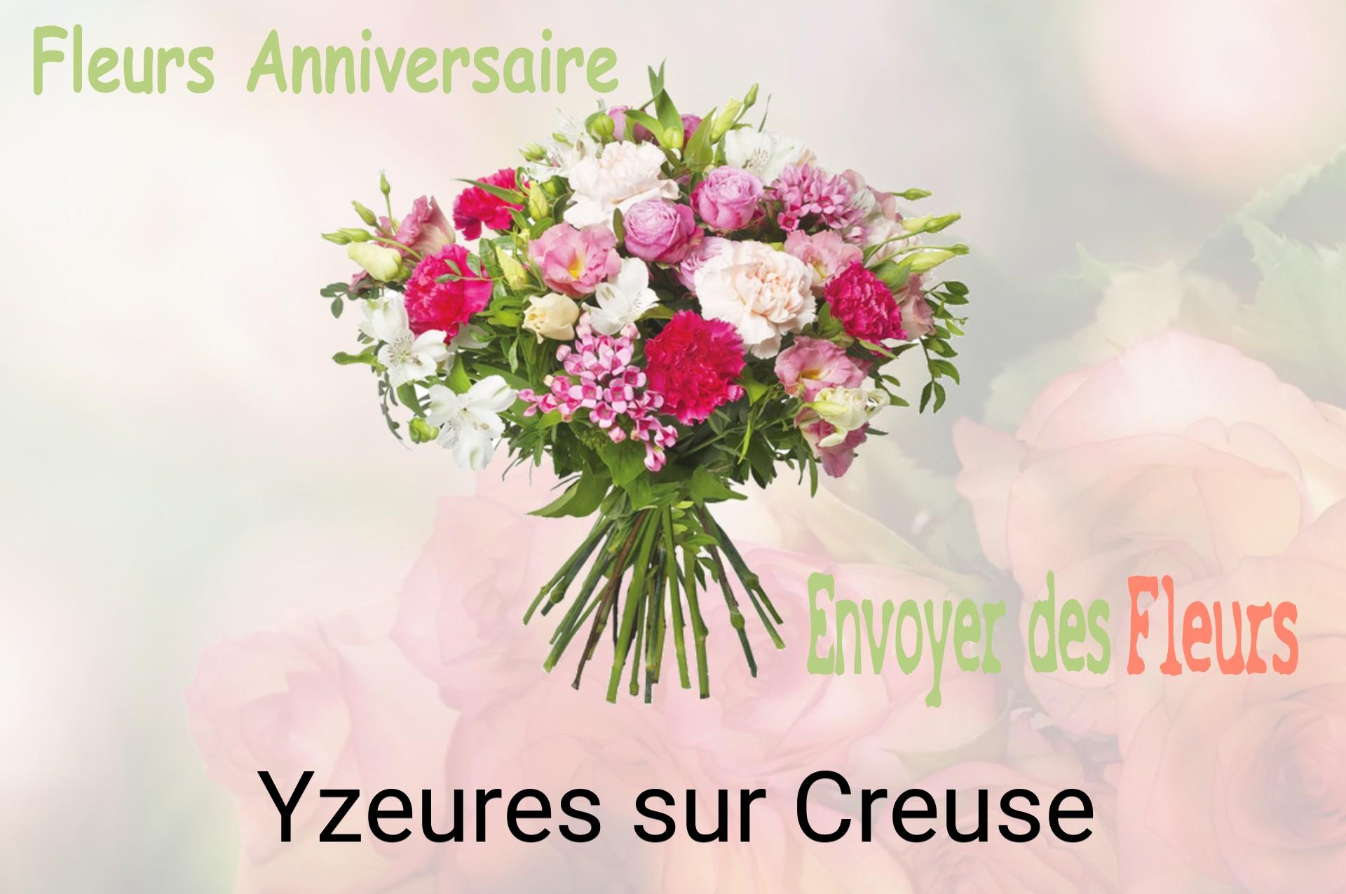 Bouquet de fleurs d’anniversaire livré à Yzeures-sur-Creuse
