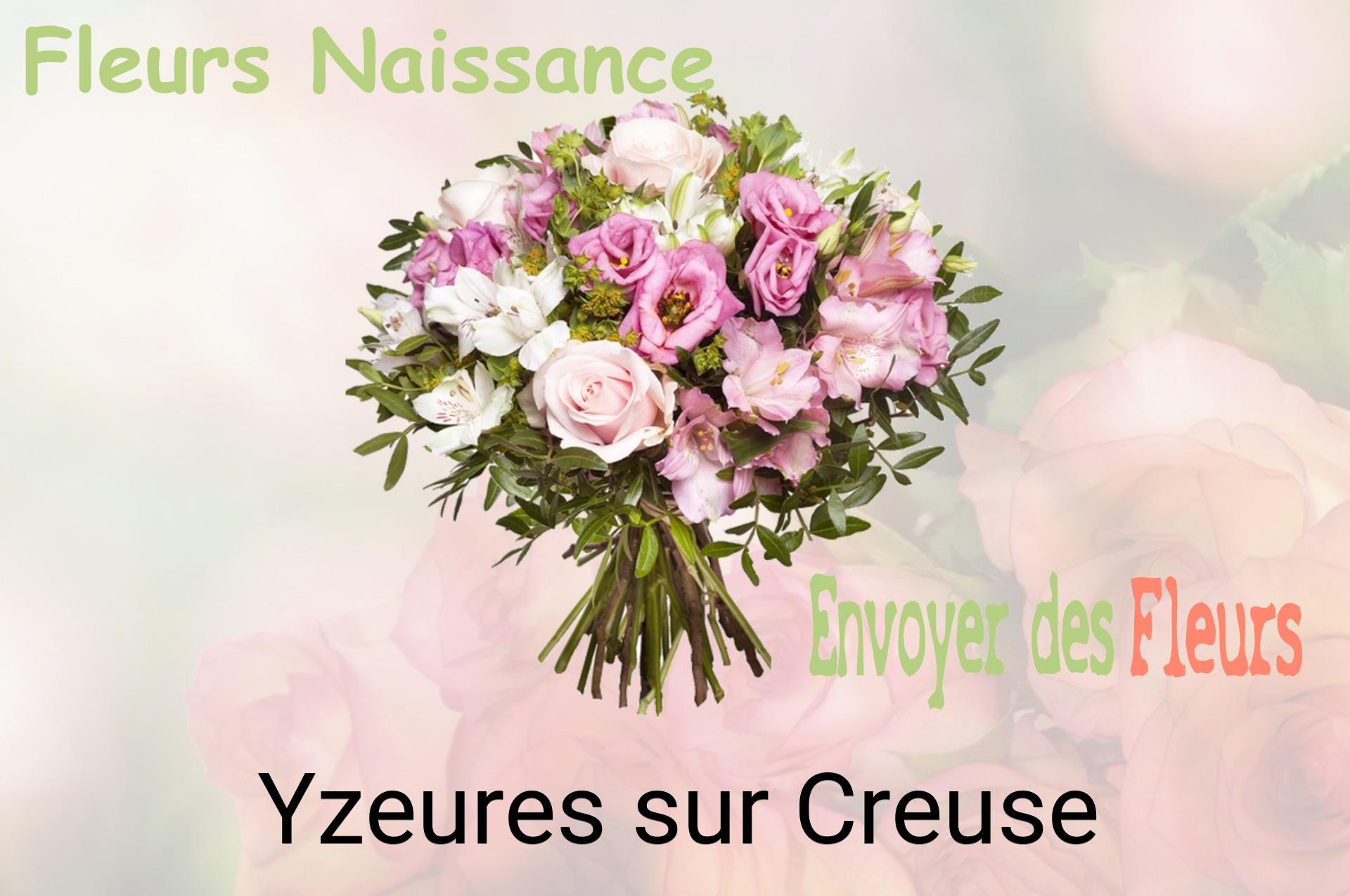 Bouquet de fleurs de naissance livré à Yzeures-sur-Creuse