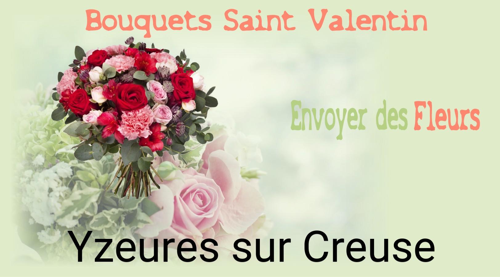 Roses de Saint-Valentin livrées à Yzeures-sur-Creuse